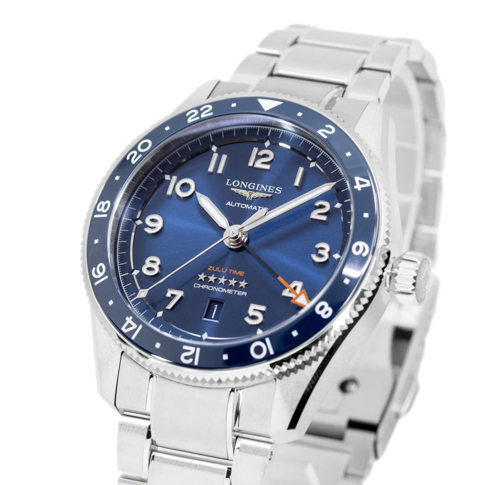 Longines L3.812.4.93.6 Spirit Zulu Time Automatic Zulu Time Men's Watch - Image 10