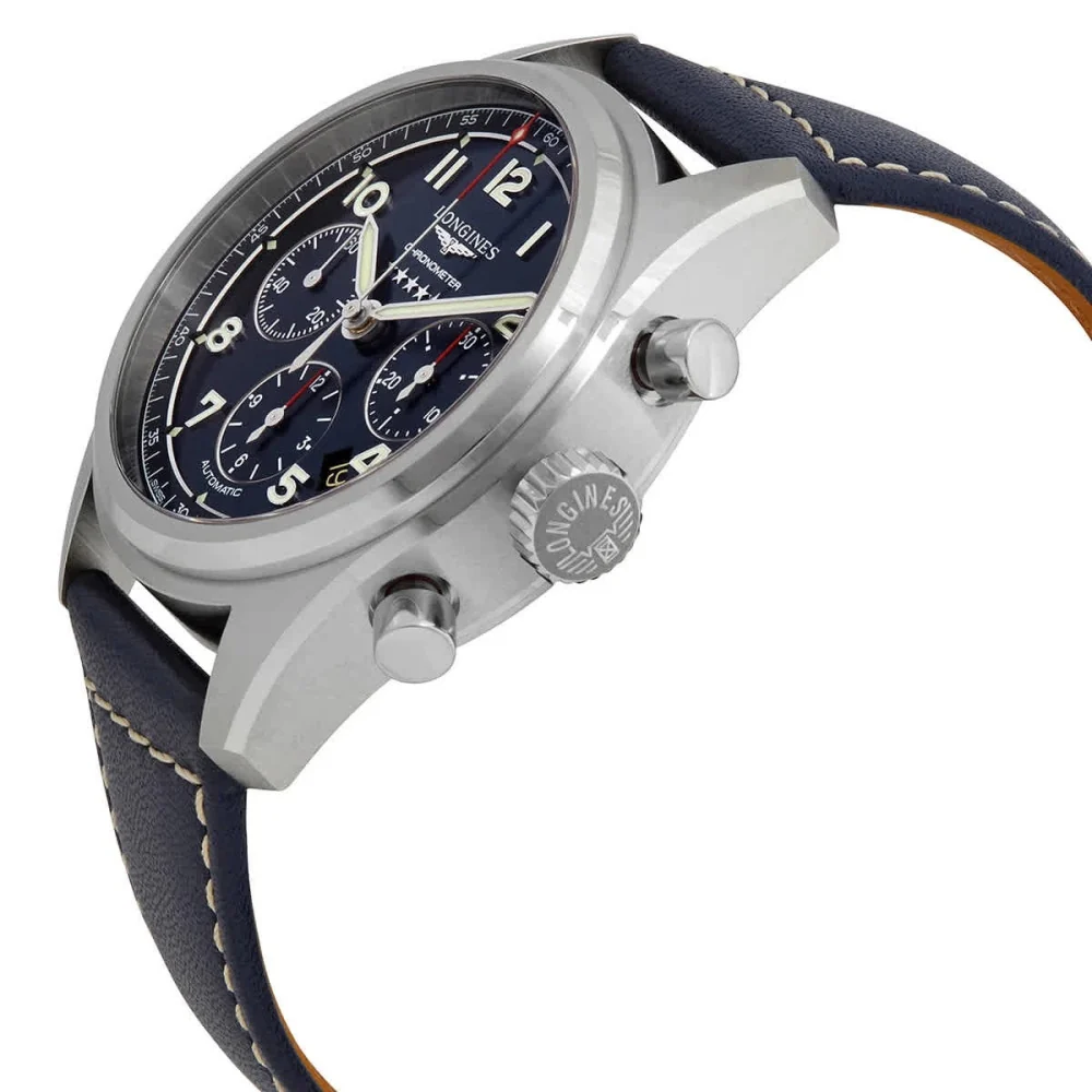 Longines L3.820.4.93.0 Spirit Chronograph Automatic Men's Watch - Image 4