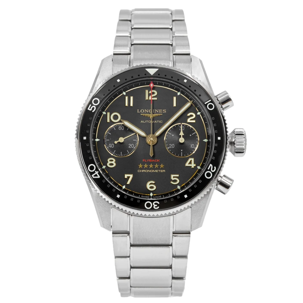 Longines L38211536 Spirit Flyback Titanium Automatic Men's Watch - Image 3