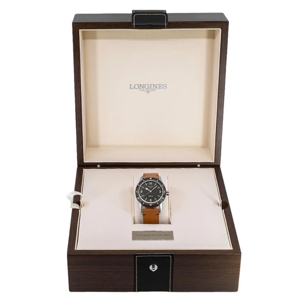 Longines Men's L2.822.4.56.2 Heritage Skin Diver Automatic - Image 8