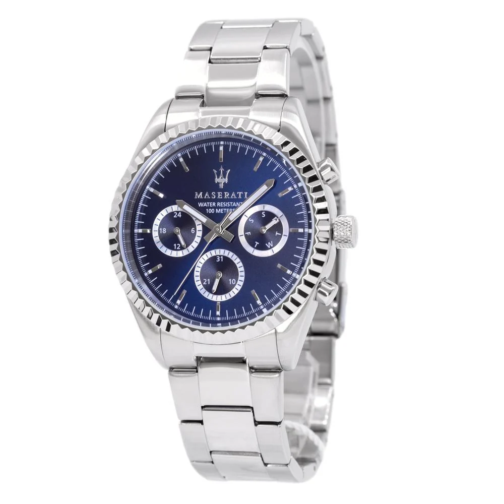Maserati Men's R8853100022 Competizione Blue Dial Watch