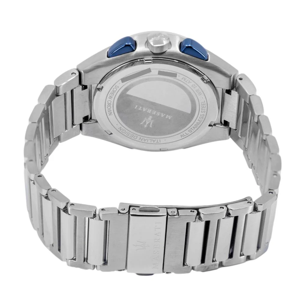 Maserati Men's R8873639001 Triconic Chrono Blue Dial Watch - Image 4