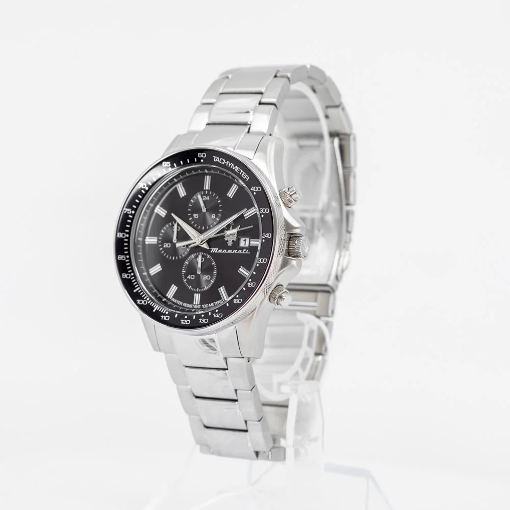 Maserati Men's R8873640015 SFIDA Black Dial Chrono Watch - Image 12