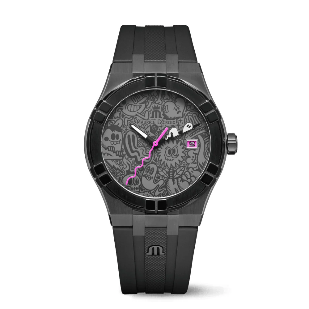 Maurice Lacroix AI1108-PVL20-090-2 AIKON Quartz Men's Watch - Image 2