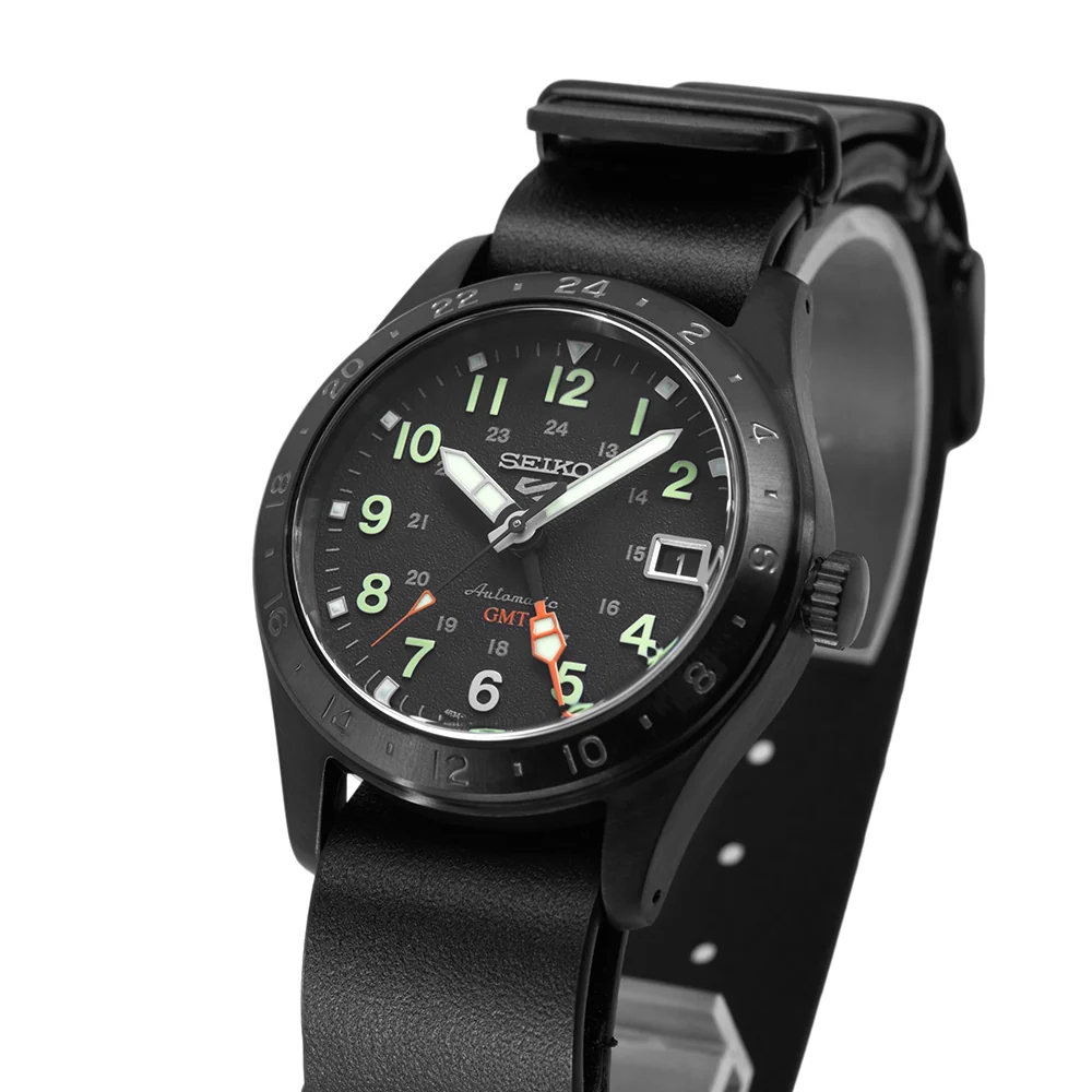 Men's SSK025K1 Automatic GMT Watch Black Coating - Image 10