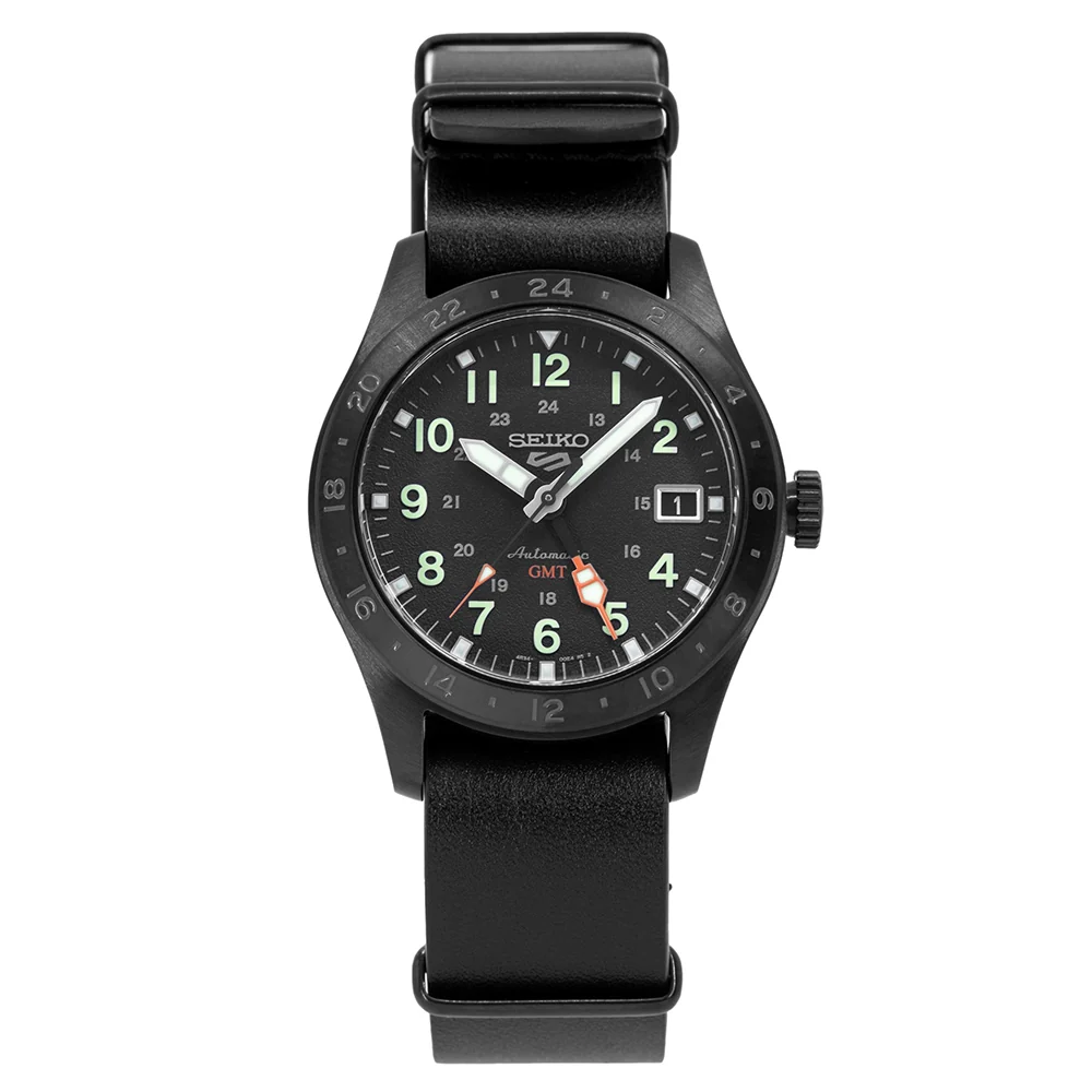 Men's SSK025K1 Automatic GMT Watch Black Coating - Image 2