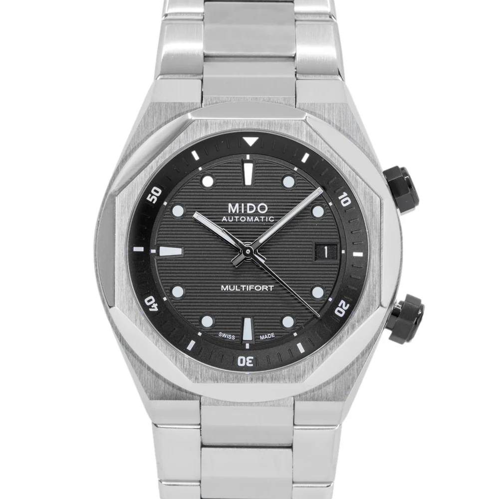 Mido Men's M047.507.11.051.00 Multifort 8 Two Crowns Auto - Image 3