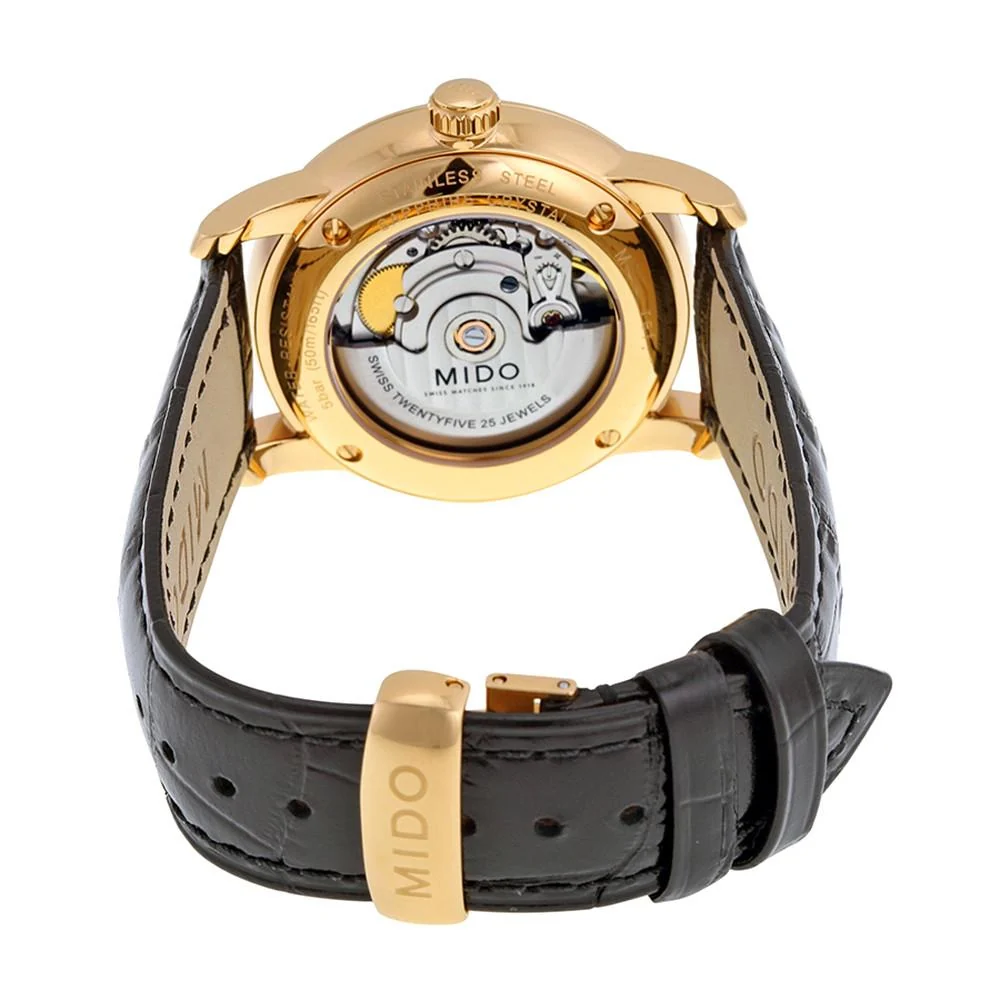 Mido Men's M86003134 Baroncelli II Black Dial Watch - Image 3