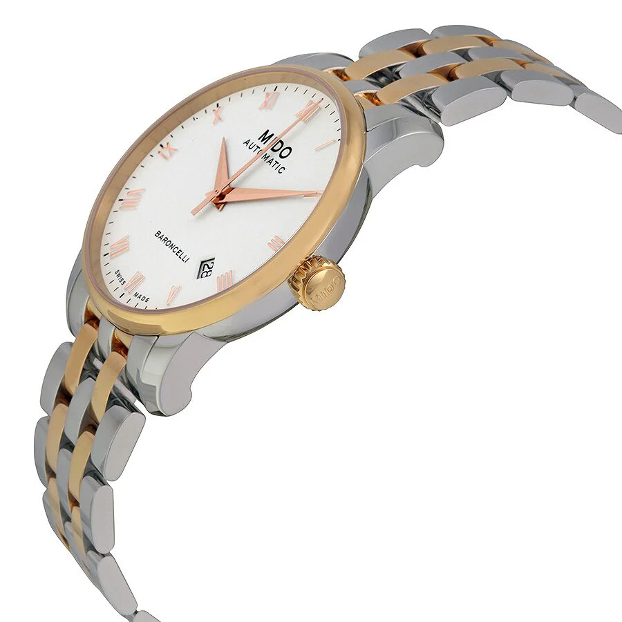 Mido Men's M86009N61 Baroncelli White Dial Watch - Image 3