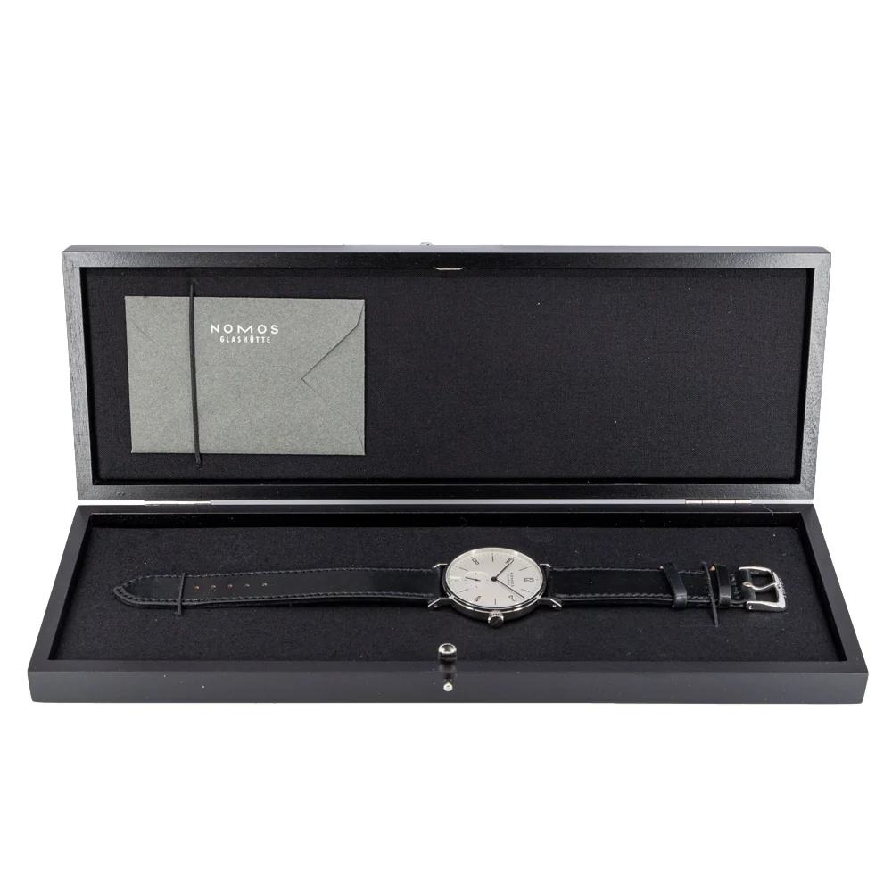 Nomos Glashutte Men's 130 Tangente Datum White Dial - Image 8