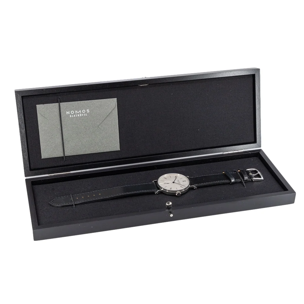 Nomos Glashutte Men's 130 Tangente Datum White Dial - Image 9