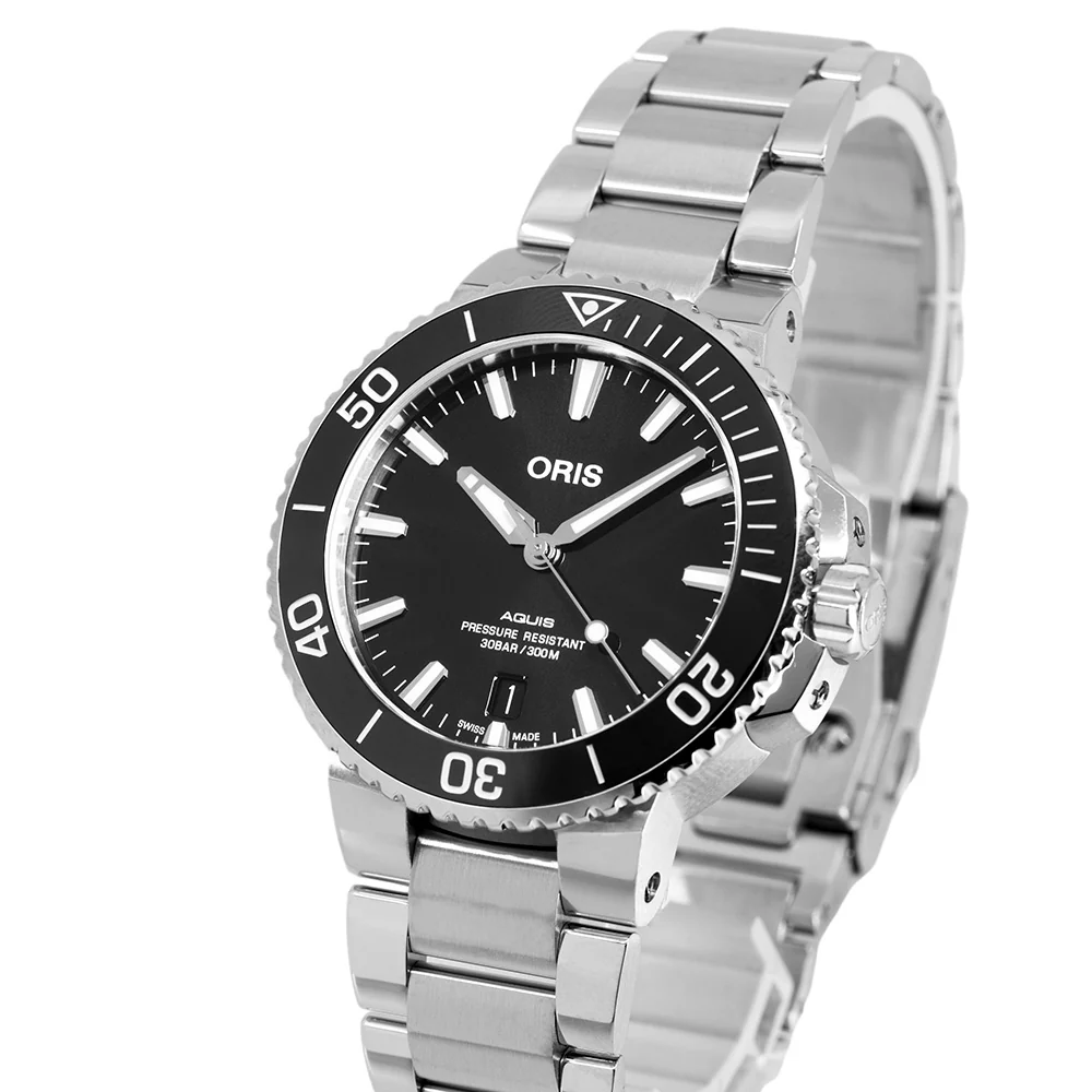 Oris 01 733 7732 4134-07 8 21 05PEB Aquis Black Dial Auto - Image 10