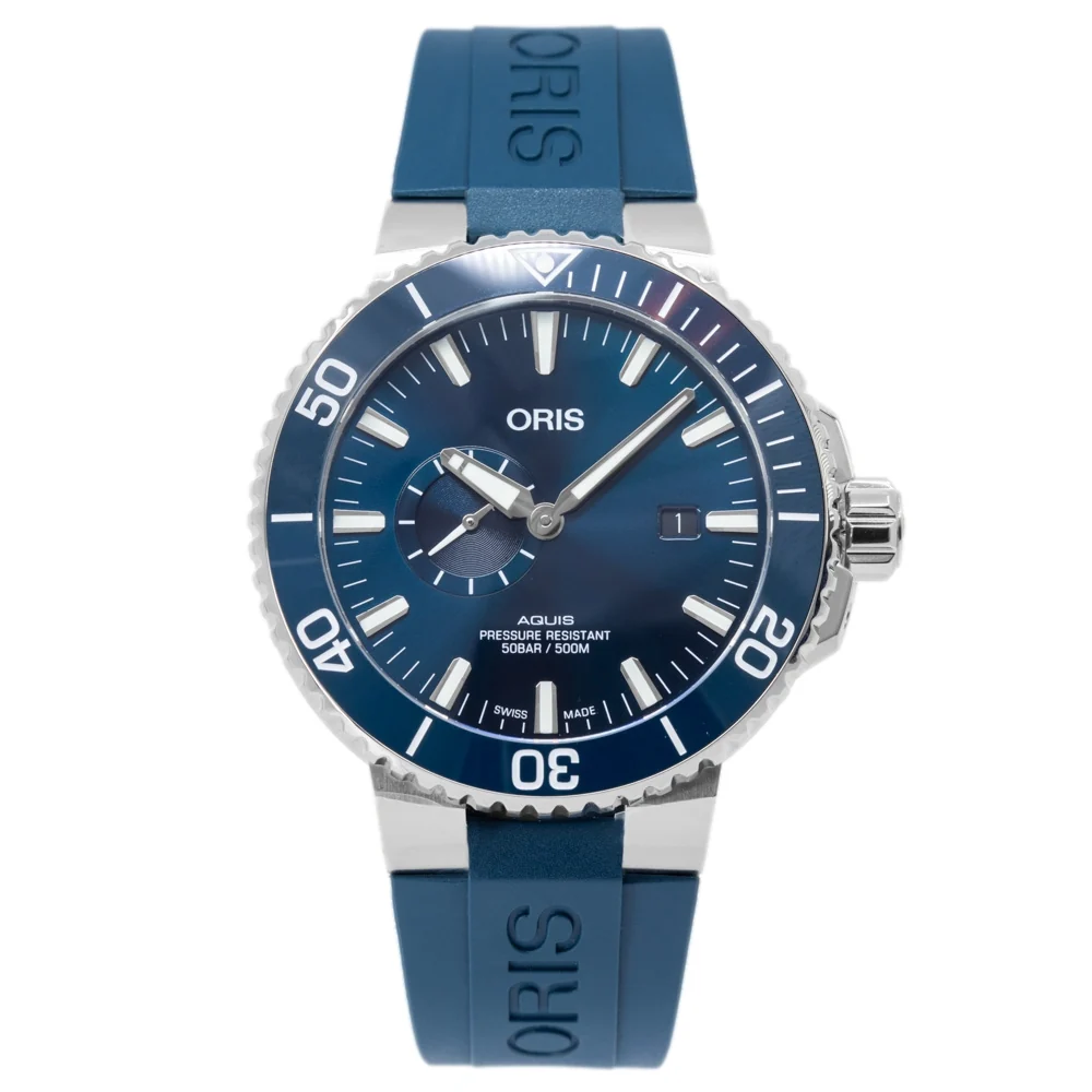 Oris 01 743 7733 4155-07 4 24 69EB Aquis Blue Dial Auto - Image 2