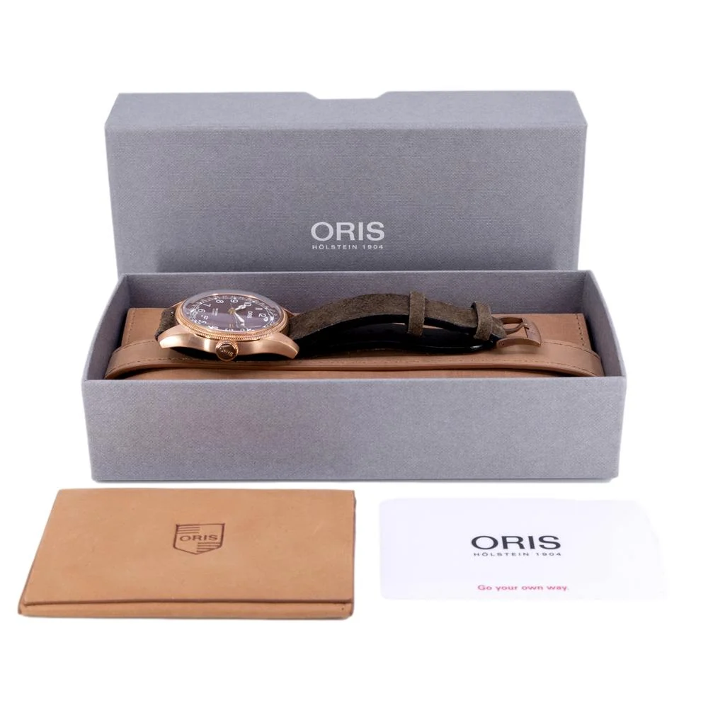 Oris 01 754 7741 3166-07 5 20 74BR Big Crown Bronze Watch - Image 11