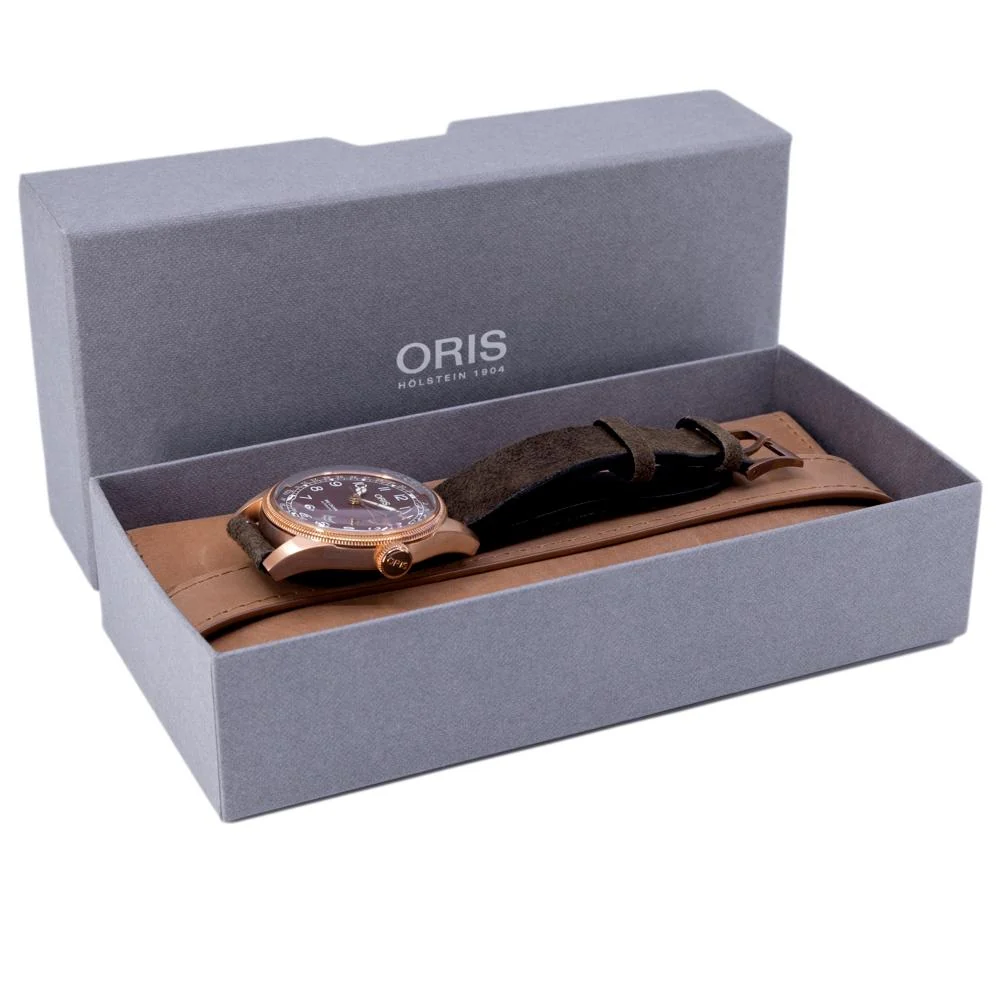Oris 01 754 7741 3166-07 5 20 74BR Big Crown Bronze Watch - Image 8