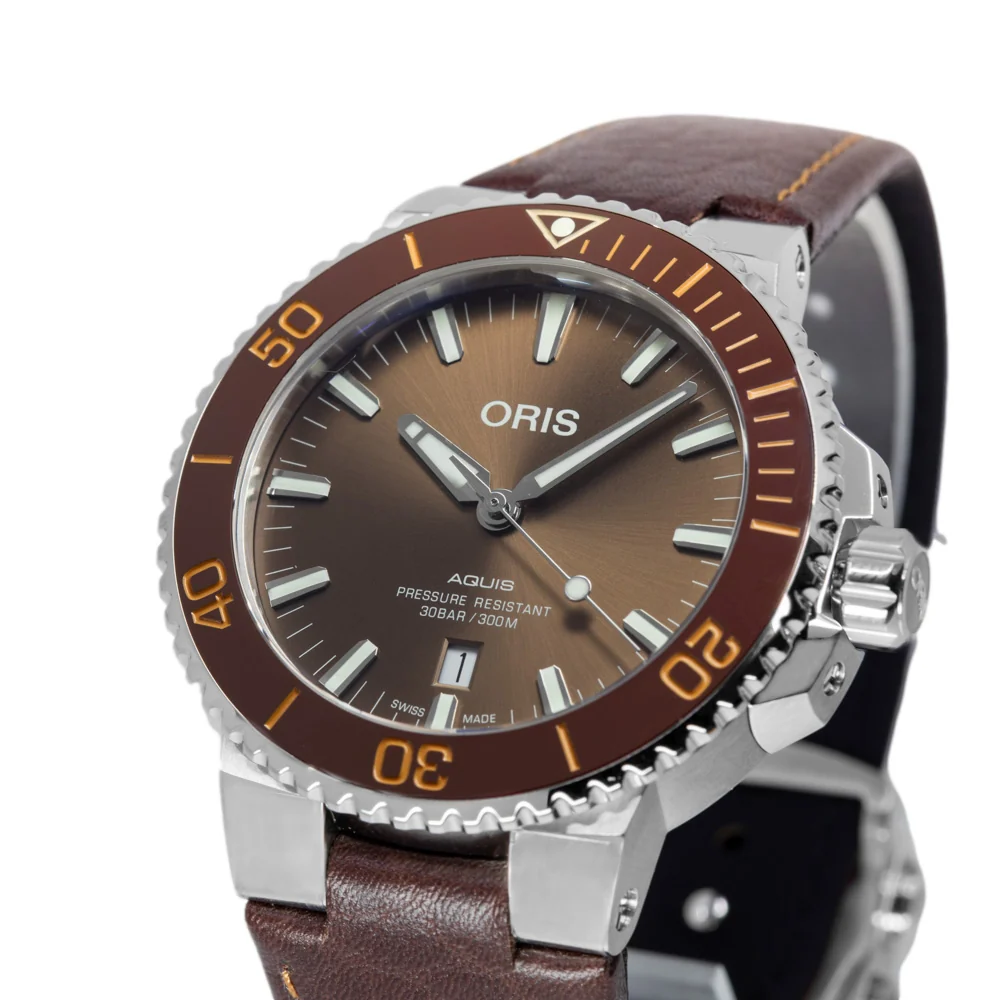 Oris Men's 01 733 7730 4152-07 5 24 12EB Aquis Auto - Image 10