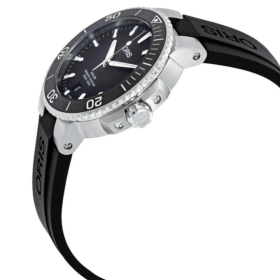 Oris Men's 01 733 7732 4124-07 4 21 64FC Aquis Date Watch - Image 4