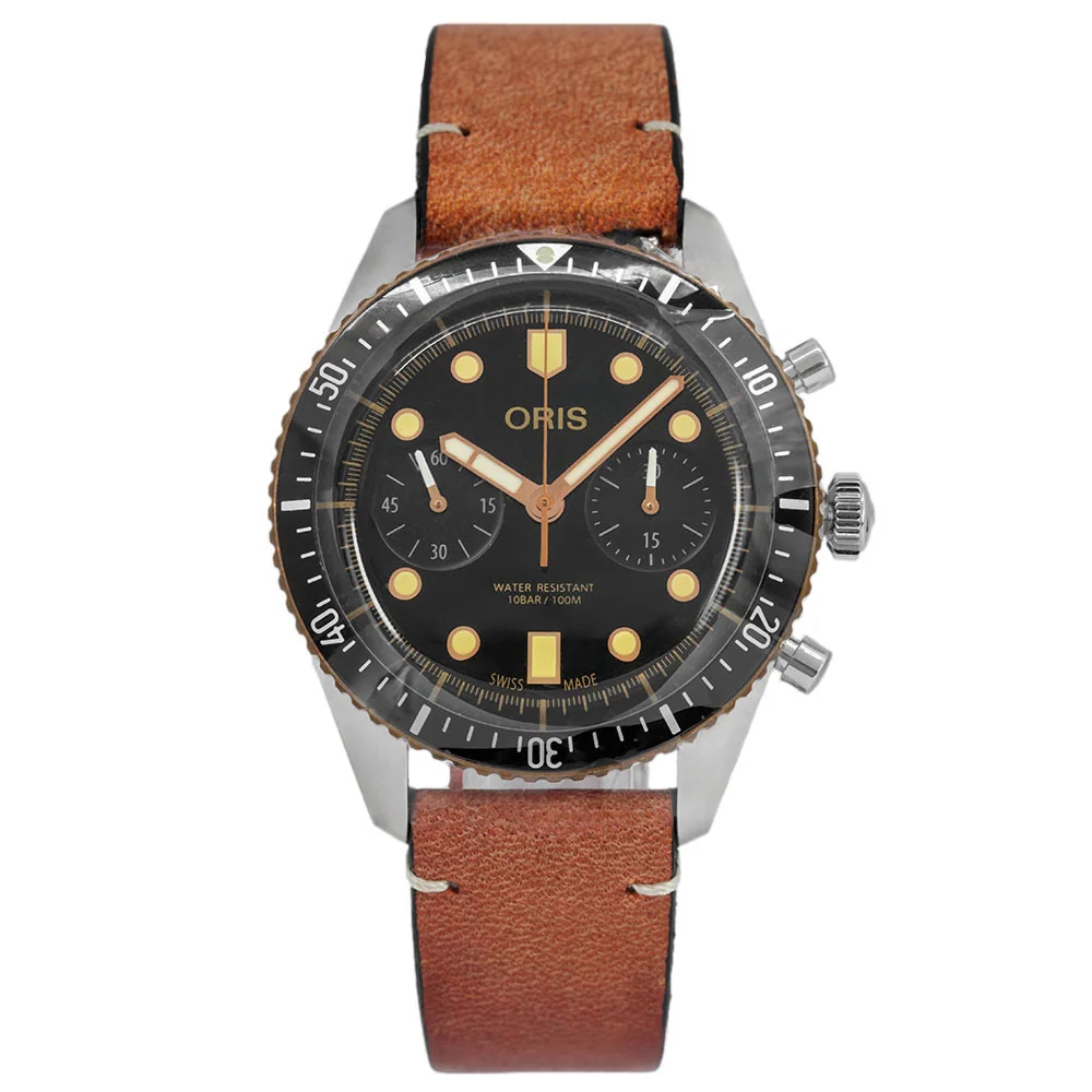 Oris Men's 01 771 7744 4354-07 5 21 45 Divers Chronograph - Image 2