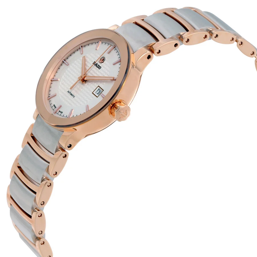 Rado Ladies R30954123 Centrix Auto White Dial Watch - Image 4