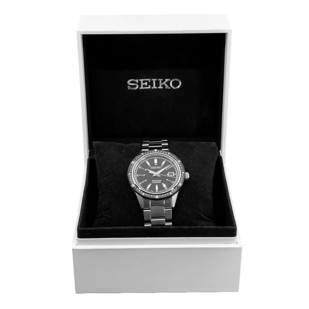 Seiko Men's SPB131J1 Presage BlackDial Limited Edition Watch - Image 7