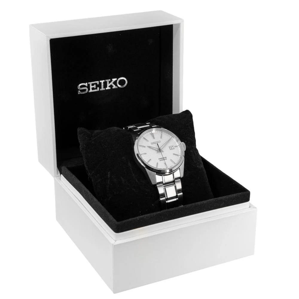 Seiko Men's SPB165J1 Presage White Dial Watch - Image 8