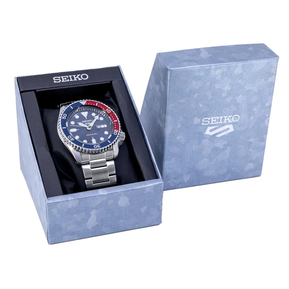 Seiko Men's SRPD53K1 5 Sports Blue Dial Watch - Image 10