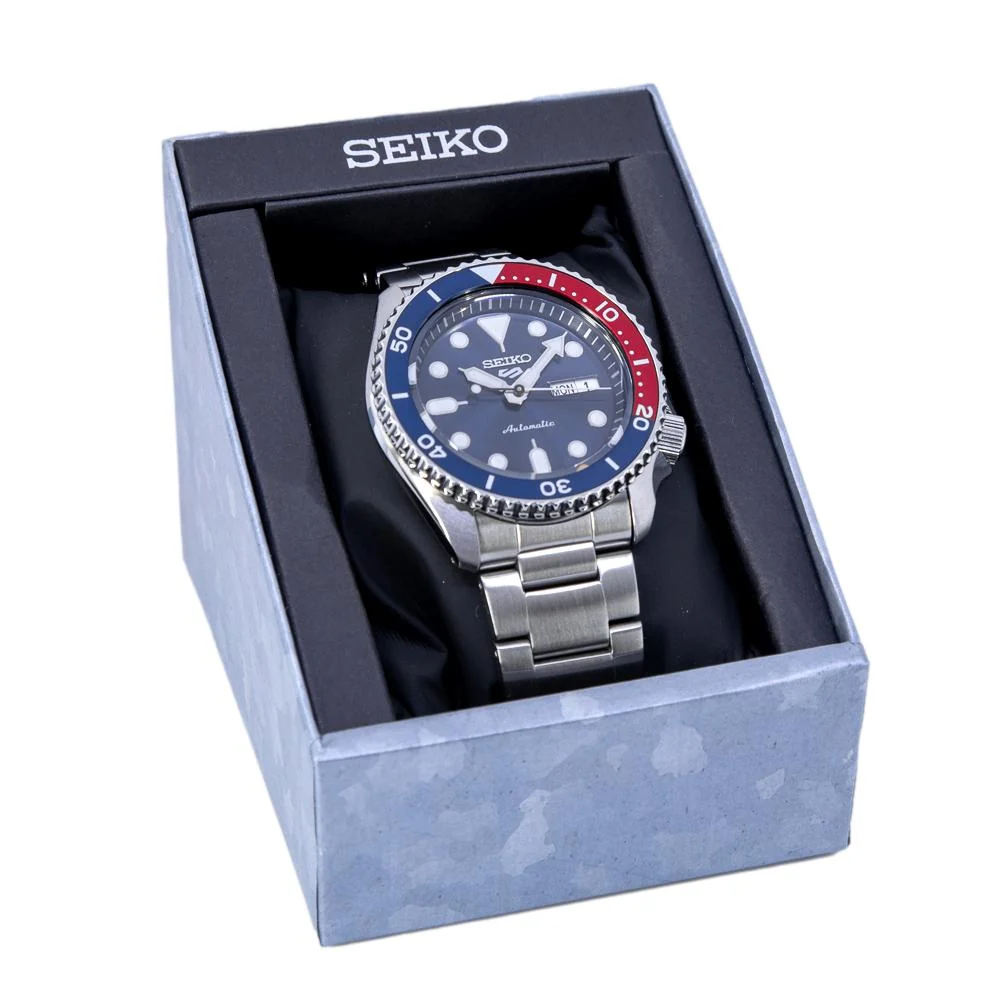 Seiko Men's SRPD53K1 5 Sports Blue Dial Watch - Image 8