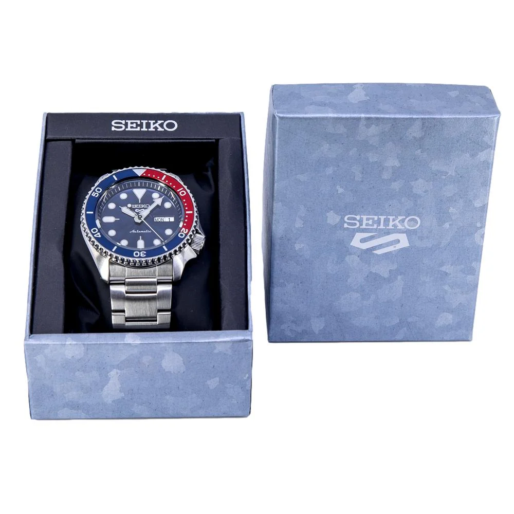 Seiko Men's SRPD53K1 5 Sports Blue Dial Watch - Image 9