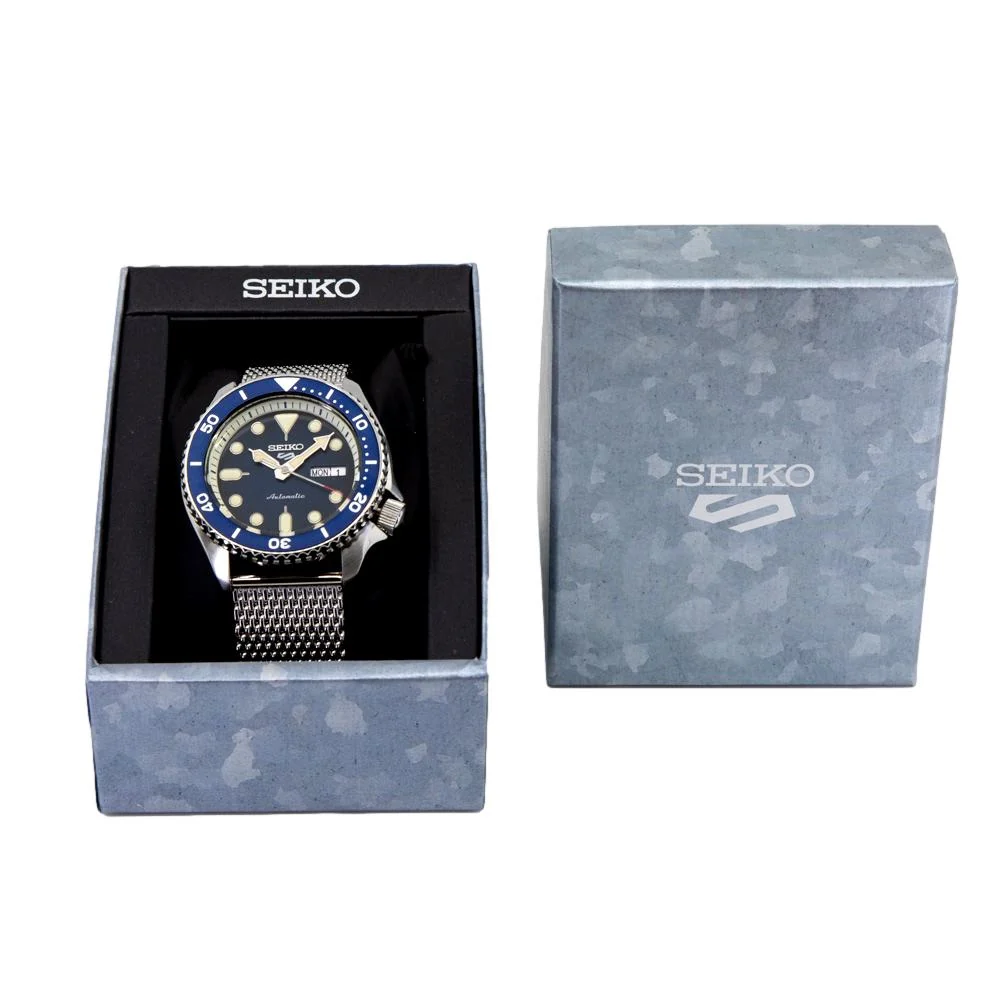Seiko Men's SRPD71K1 5 Sports Blue Dial Watch - Image 9