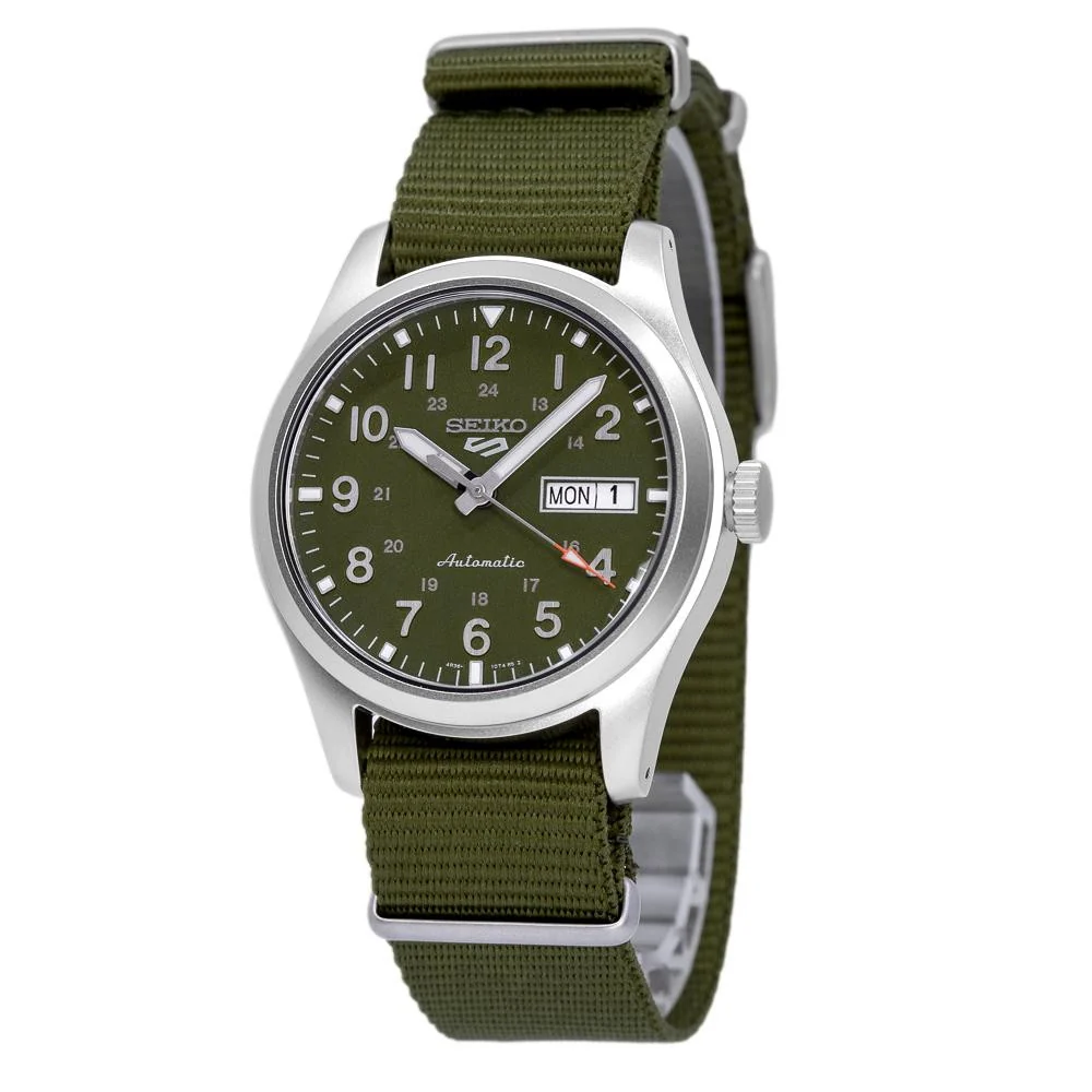 Seiko Men's SRPG33K1 5 Sports Green Dial Auto Watch