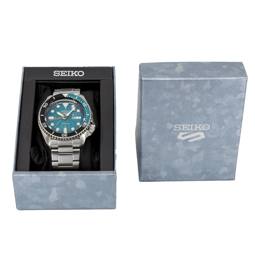 Seiko Men's SRPJ45K1 Sports SKX Style Blue Dial Watch - Image 10