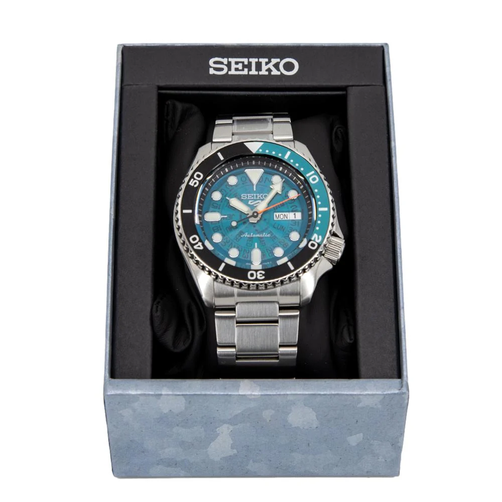 Seiko Men's SRPJ45K1 Sports SKX Style Blue Dial Watch - Image 8
