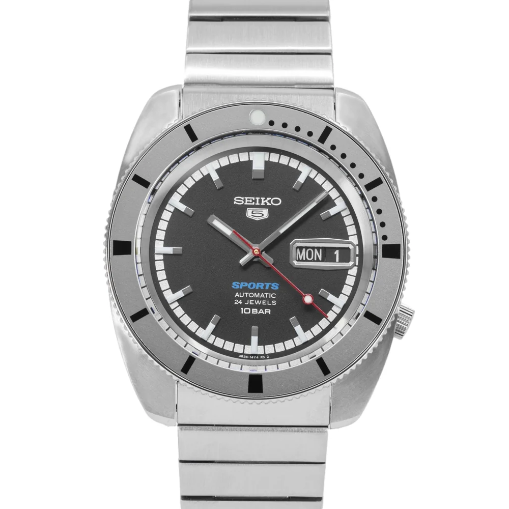 Seiko Men's SRPL05K1 5 Sports Black Dial Automatic Ltd. Ed. - Image 3