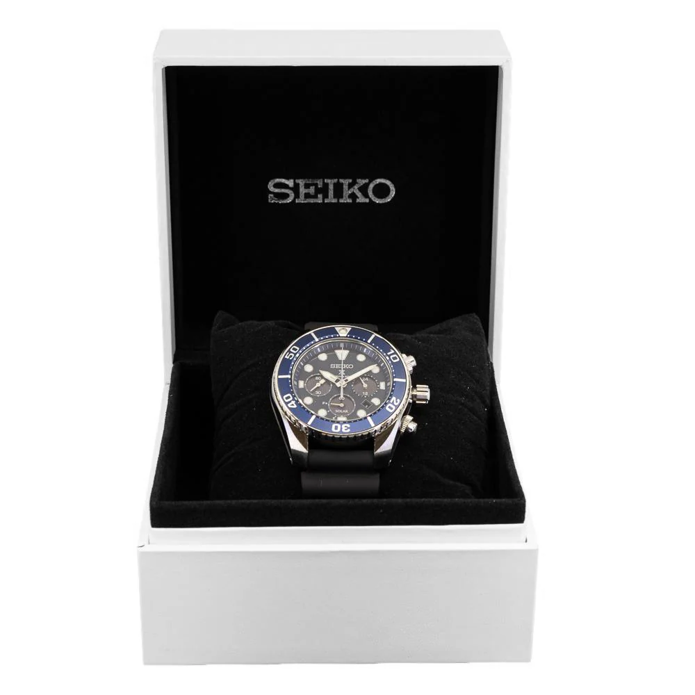 Seiko Men's SSC759J1 Prospex Blue Dial Solar Watch - Image 7
