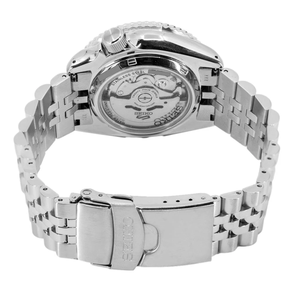 Seiko Men's SSK005K1 Sports Orange Dial GMT Watch - Image 4