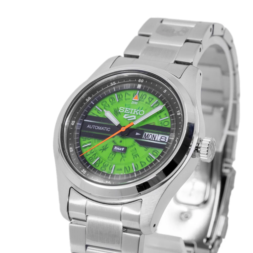 Seiko SRPM09K1 5 Sports Automatic Field Series Men's Watch x HUF - Image 4