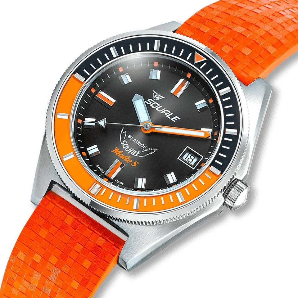Squale MATICBKOBK.MROR Matic S Automatic Men's Watch - Image 2