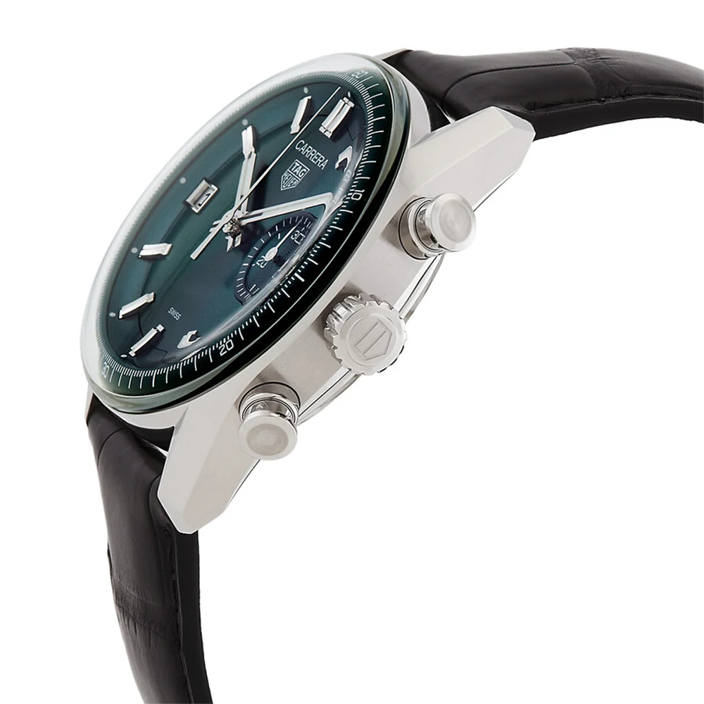 Tag Heuer CBS2211.FC6545 Carrera GlassBox Green Chronograph - Image 2
