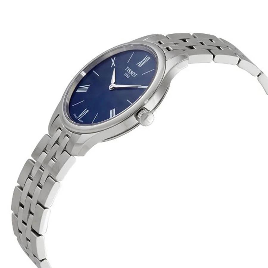 Tissot Ladies T063.209.11.048.00 Tradition Blue Dial Watch - Image 4