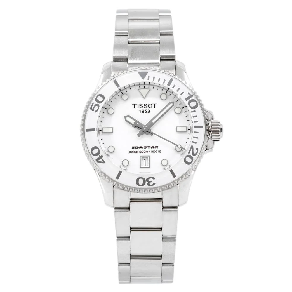 Tissot Ladies T120.210.11.011.00 Seastar Silver Dial Watch - Image 2