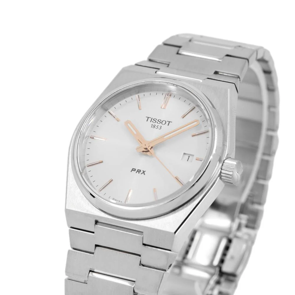 Tissot Ladies T137.210.11.031.00 PRX 35mm Silver Dial Watch - Image 10