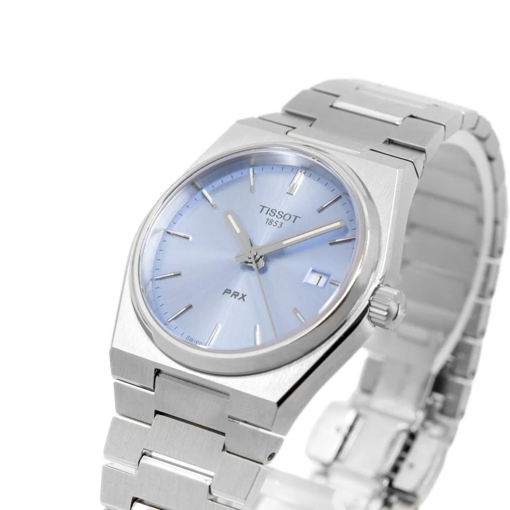 Tissot Ladies T137.210.11.351.00 PRX Blue Dial 35mm Quartz - Image 9
