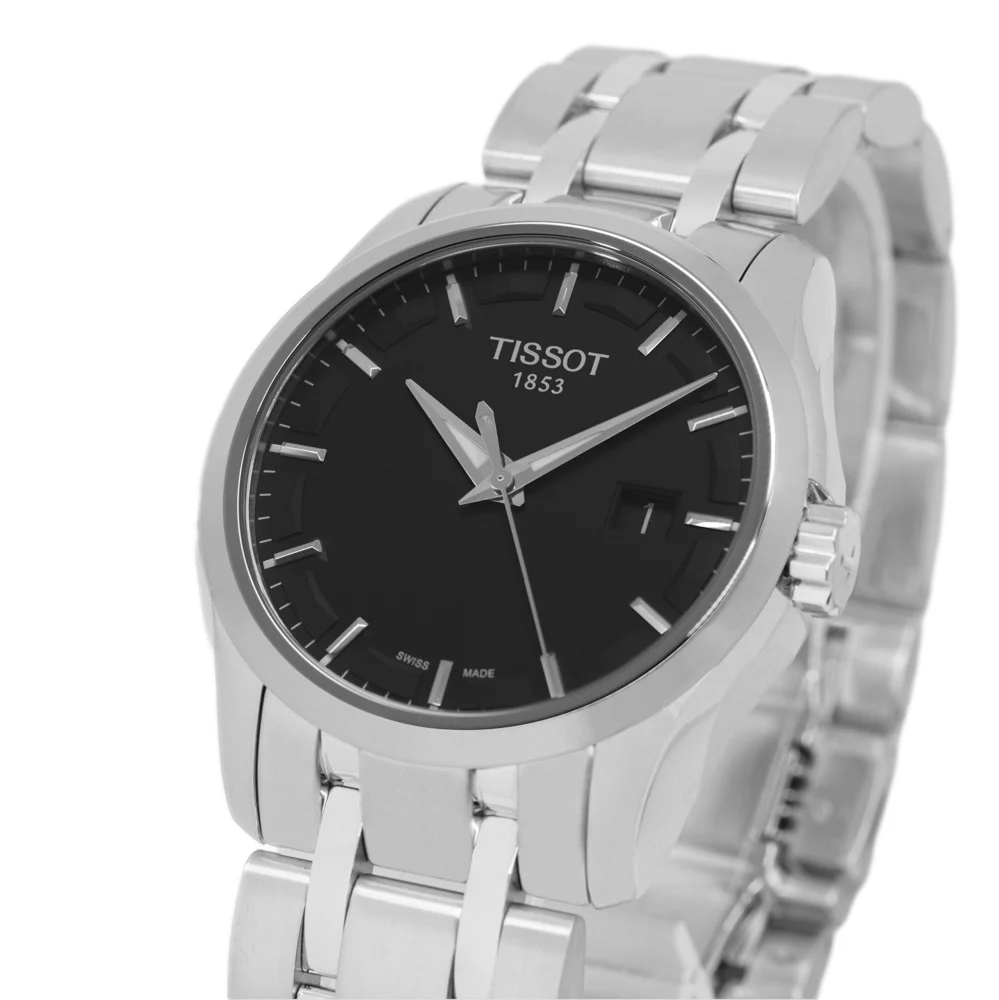 Tissot Men's T035.410.11.051.00 Couturier Black Dial Quartz - Image 10