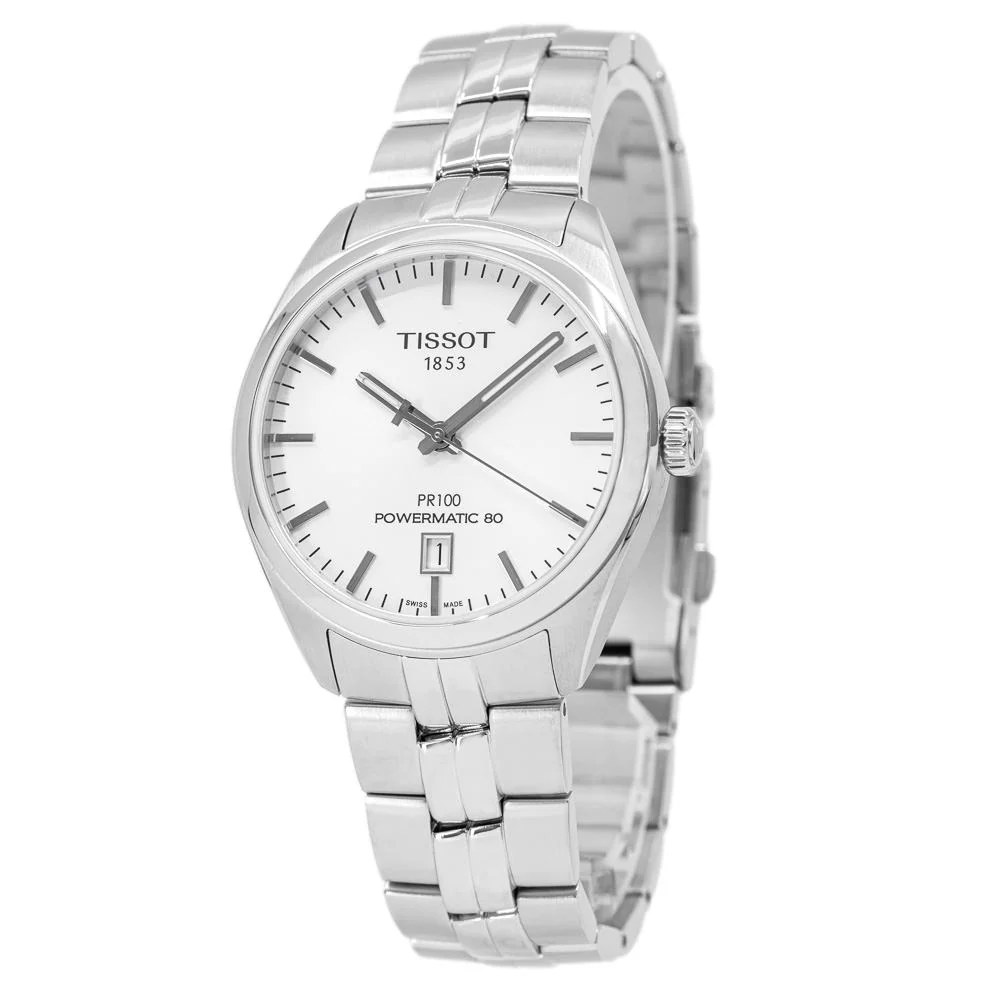 Tissot Men's T101407110310 T-Classic PR 100 White Dial Watch