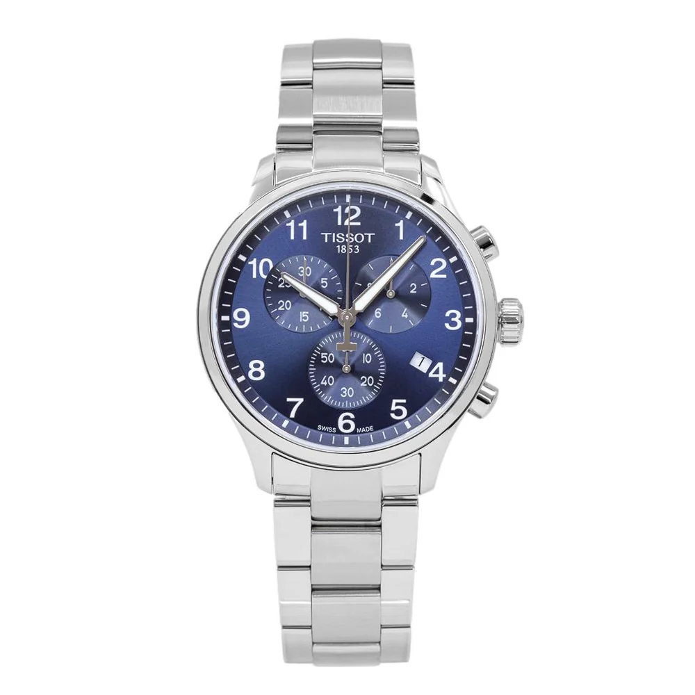 Tissot Men's T116.617.11.047.01 Chrono XL Blue Dial Watch - Image 2