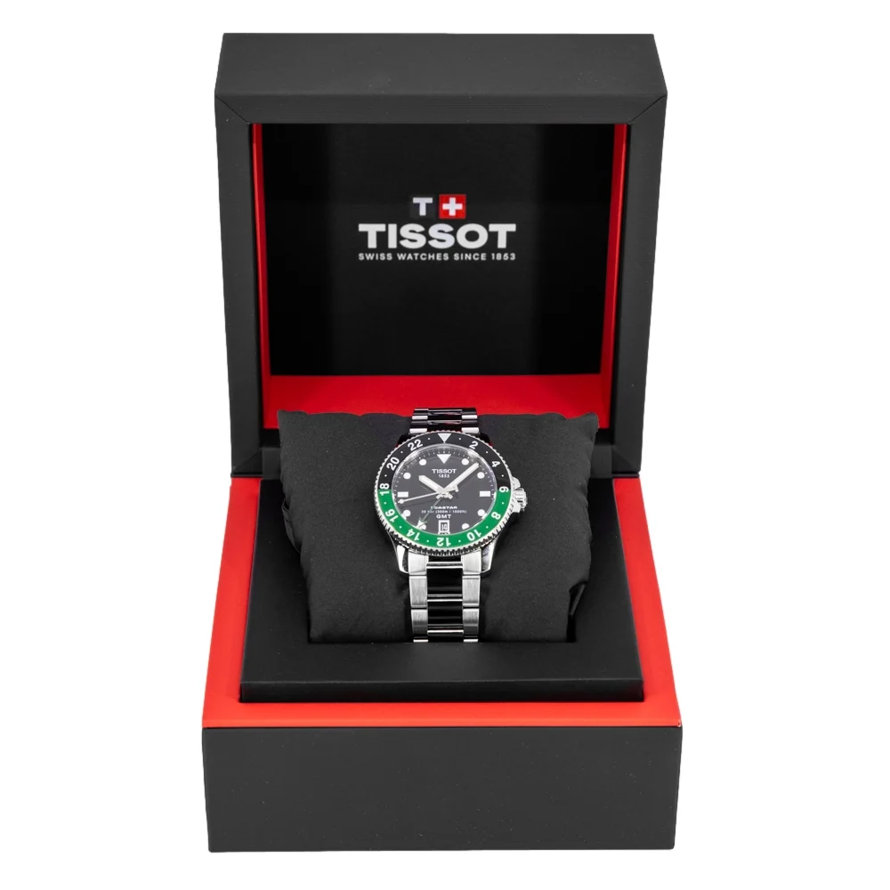 Tissot Men's T120.852.11.051.00 Seastar 1000 GMT Quartz - Image 8