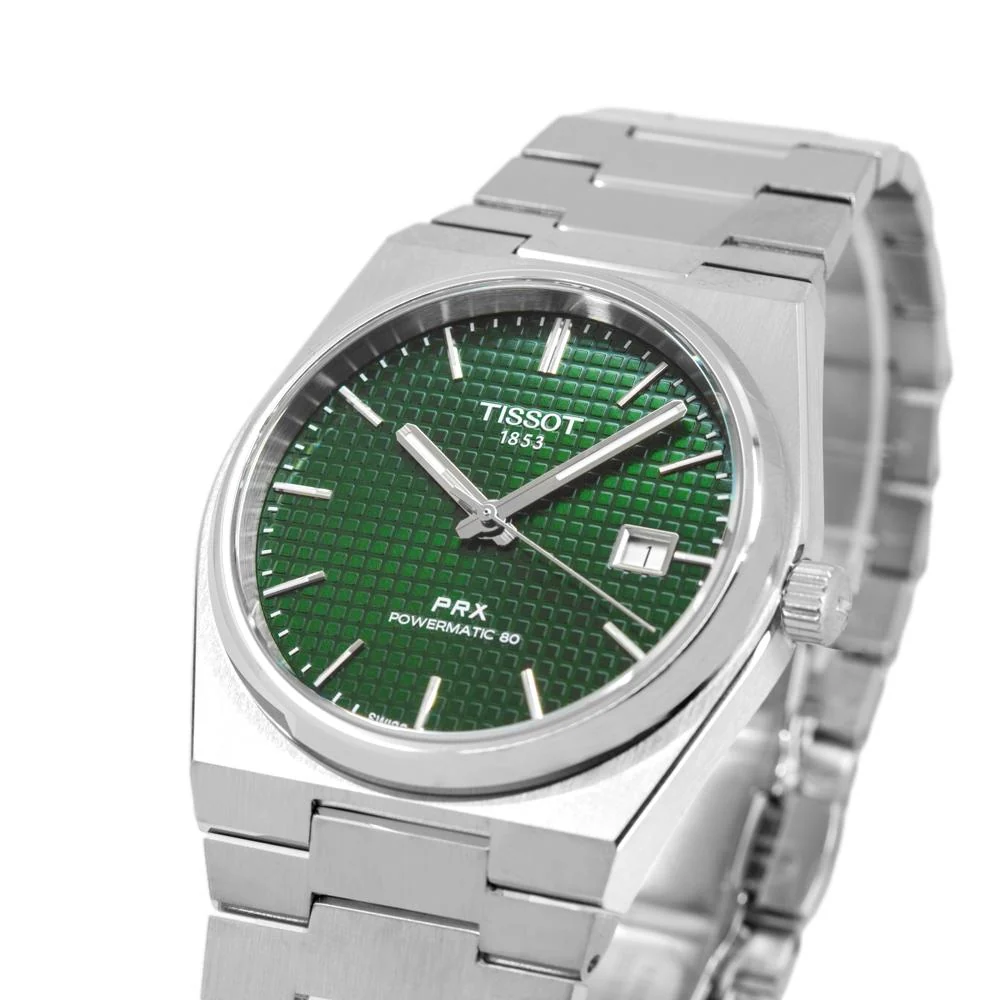 Tissot Men's T137.407.11.091.00 PRX Green Dial Watch - Image 10