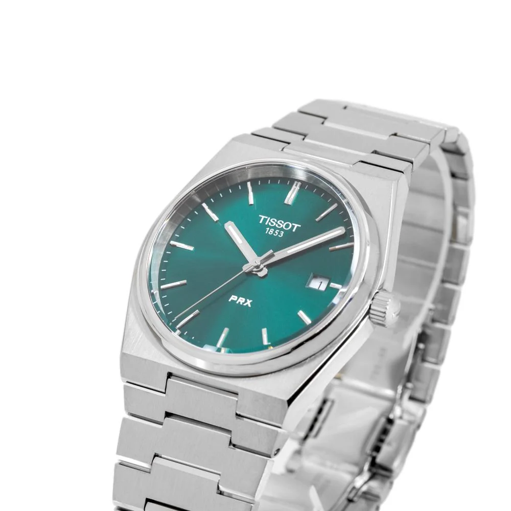 Tissot Men's T137.410.11.091.00 PRX Green Dial Quartz - Image 9