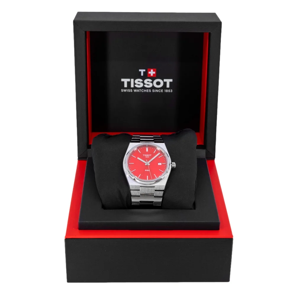 Tissot Men's T137.410.11.421.00 PRX 40mm Red Dial Quartz - Image 8