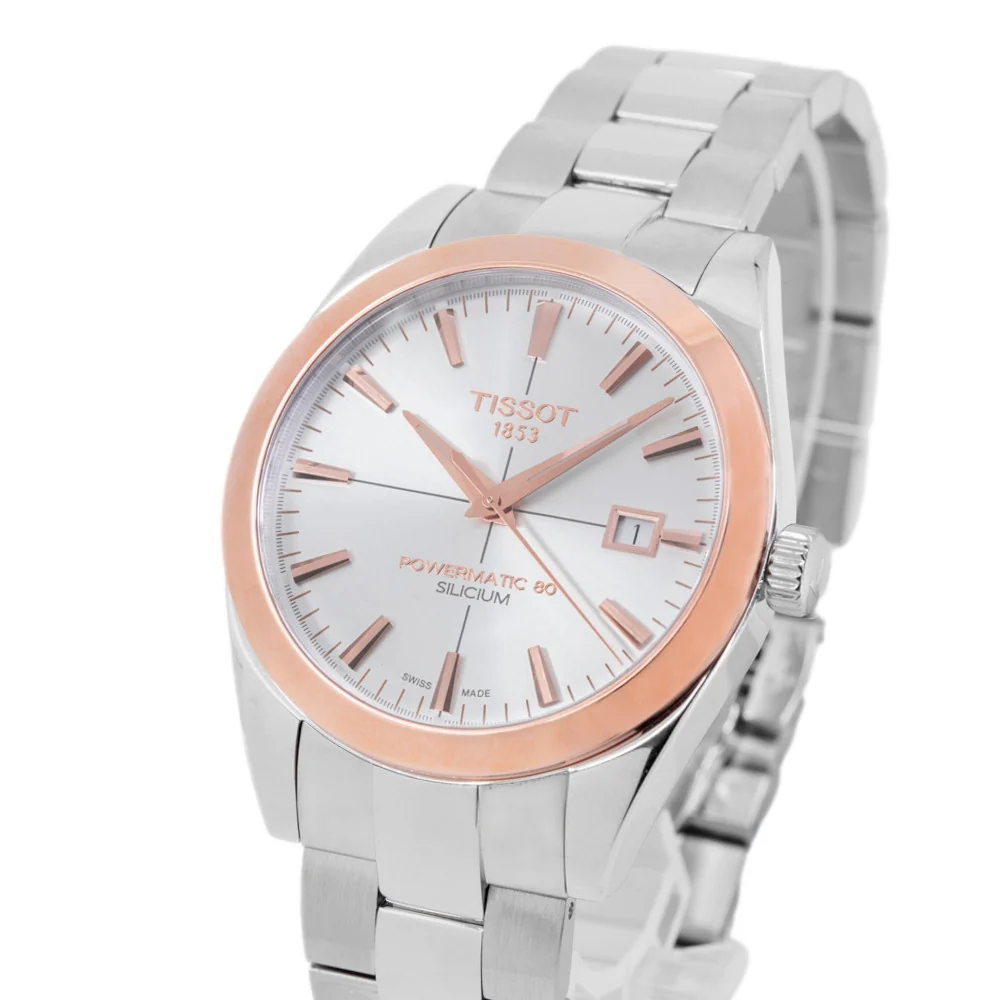Tissot Men's T927.407.41.031.00 T-Gold 18k Gold Bezel Auto - Image 10